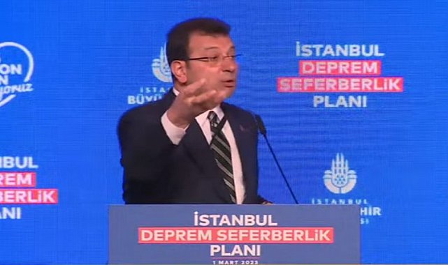 İstanbul&#039;un &#039;Seferberlik Planı&#039;nı açıkladı