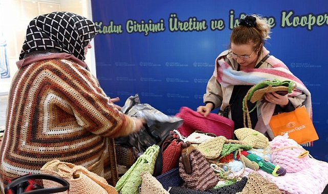 Kocaeli'de kadın girişimciler ürünlerini pazarladı
