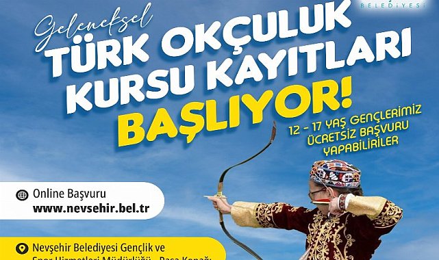 Nevşehir'de ok meraklıları için kurs