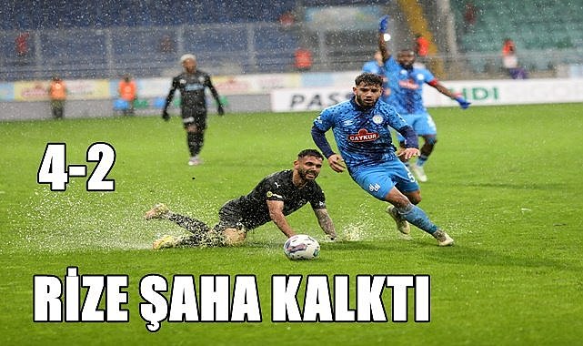 Rizespor- Manisa FK maç sonucu: 4-2