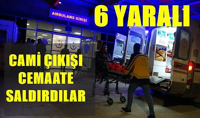 Cami çıkış cemaate tüfekli saldırı