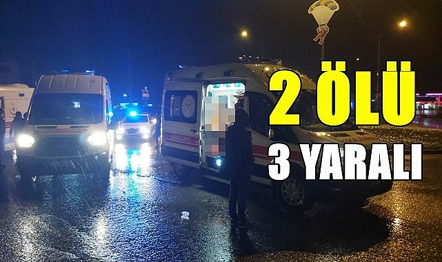Cenazeden dönerken kaza yaptılar: 2 ölü 3 yaralı