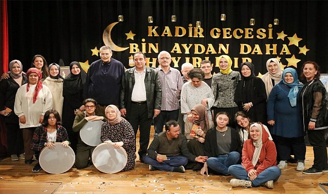 Engelsiz hobi kursiyerlerinden &#039;Kadir Gecesi&#039; programı