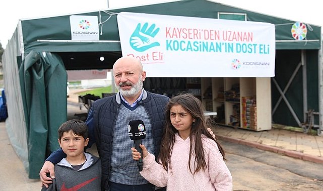 Kayseri Kocasinan'dan depremzedeler için Sosyal Market