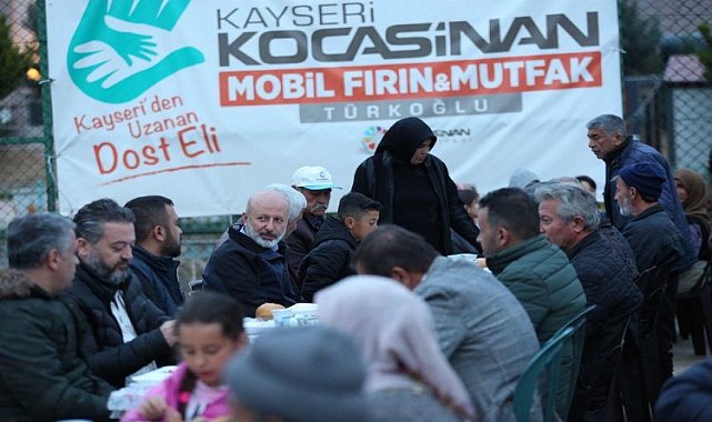 Kayseri Kocasinan&#039;dan kardeş Türkoğlu’na ziyaret
