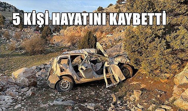 Kazada 5 kişi hayatını kaybetti
