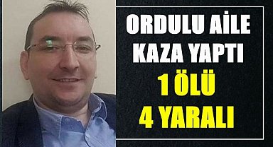 Ordulu aile kaza yaptı