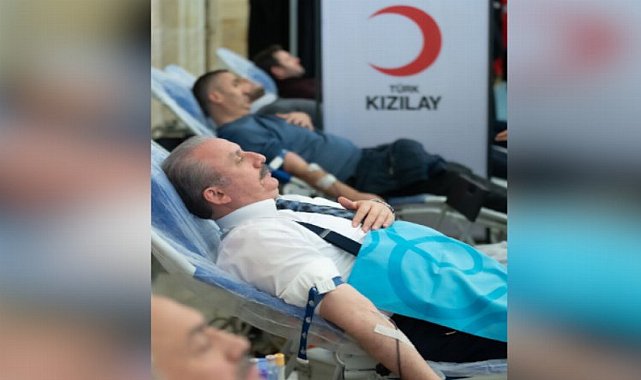 Şentop&#039;tan Kızılay&#039;a &#039;kan bağışı&#039; çağrısı
