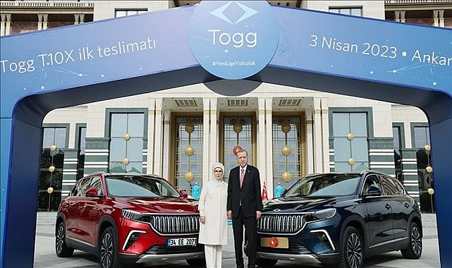 Togg'da ilk teslimat Erdoğan'a