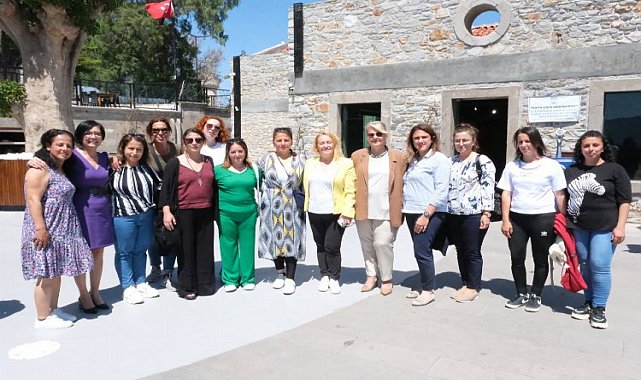 Deprem mağduru 15 kadın Bodrum&#039;da ağırlandı