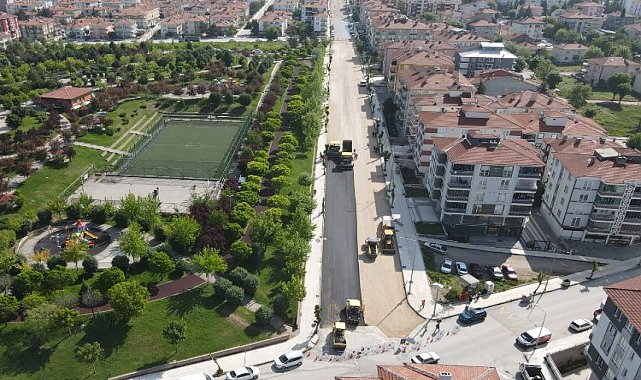 Hüyük Caddesi asfaltla buluştu