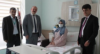 Kasıktan anjiyo yöntemi ile şifa buldu