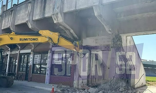 Ordu 19 Eylül Stadı'nda yıkım hızlandı