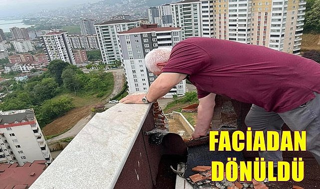 Ordu'ya yıldırım düştü