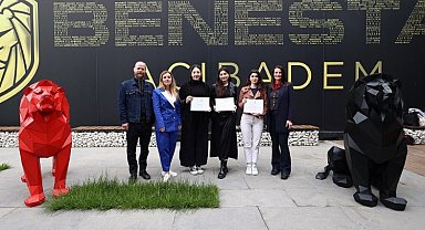 Üniversiteliler inşaat atıklarını sanat eserine dönüştürdü