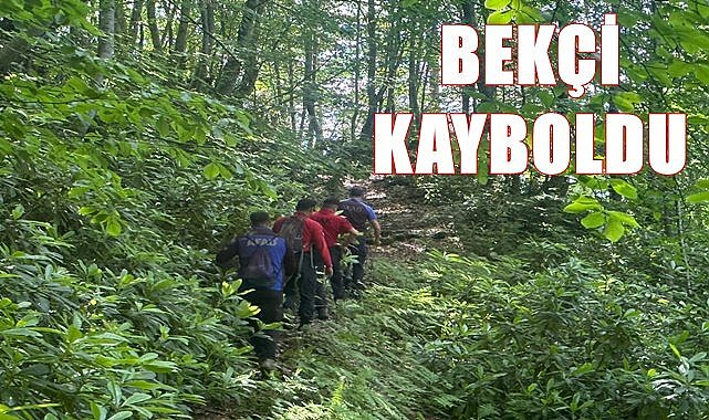 Amasyalı bekçi kayboldu