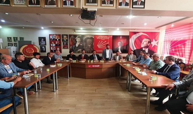 CHP Keşan'dan bayramlaşma töreni