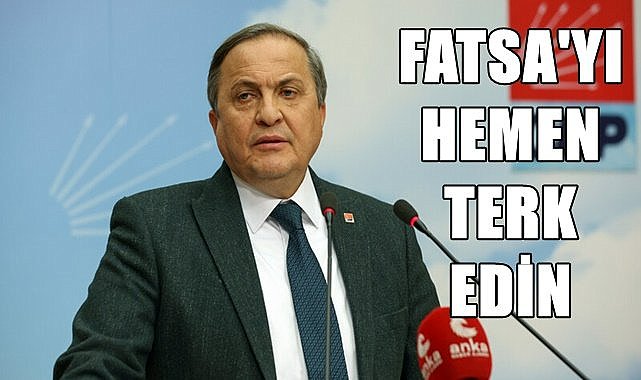 Fatsa'yı hemen terk edin