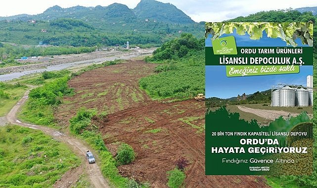 Fındık için lisanslı depo yapılıyor