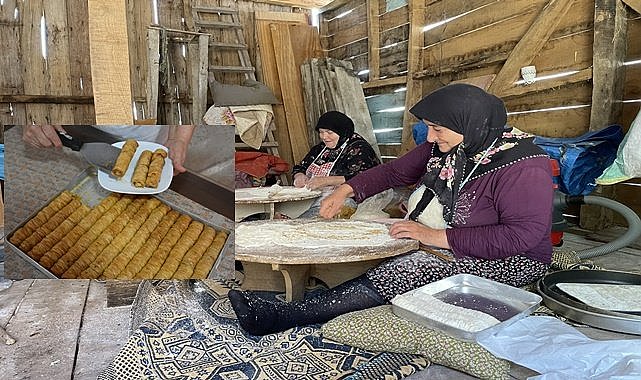 Fındıklı burma Ordu'da bayramın  favori tatlısı oldu
