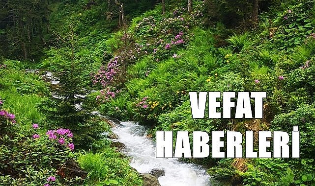 Ordu 22 Haziran Perşembe vefat haberleri