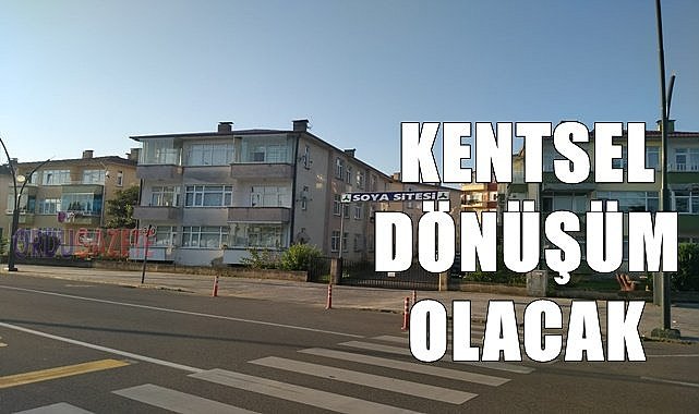 Ordu'da 40 yıllık site yıkılacak