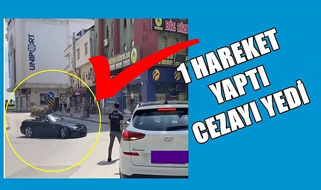 Ordu'da drift yapan ehliyetsiz sürücüye 72 bin TL ceza
