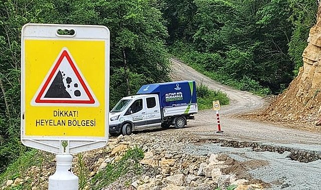 Ordu'da heyelanlar korkuttu