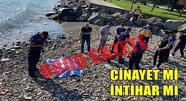 Ordu'da sahilde erkek cesedi bulundu