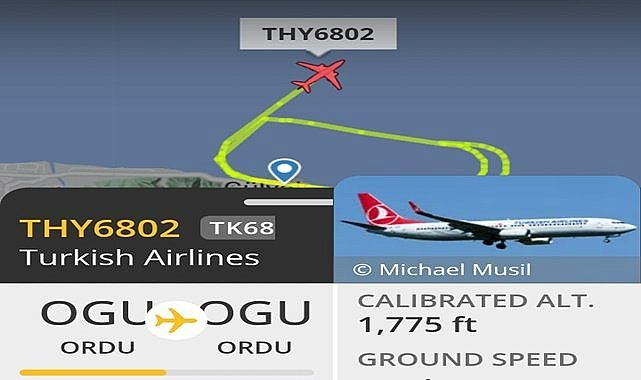 Ordu Giresun Havalimanı'nda eğitim uçuşu