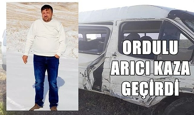 Ordulu arıcı Muş'ta kaza geçirdi