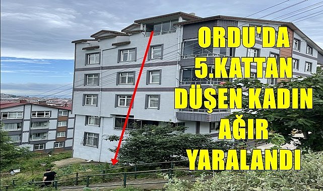 Temizlik yaparken 5. kattan düştü