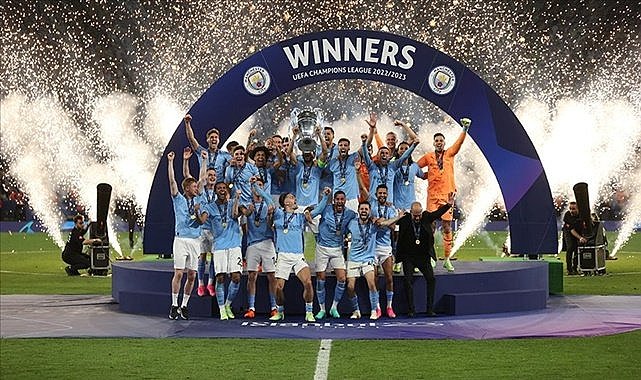 UEFA Şampiyonlar Lig&#039;nde Manchester City kupanın sahibi oldu
