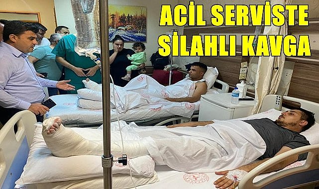 Hastanede  silahlı kavga: 5 yaralı