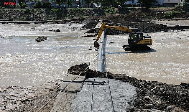 Altınordu ve Fatsa'ya su verilmeye başlandı