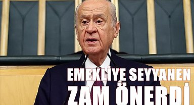 Bahçeli emekliler için zam istedi