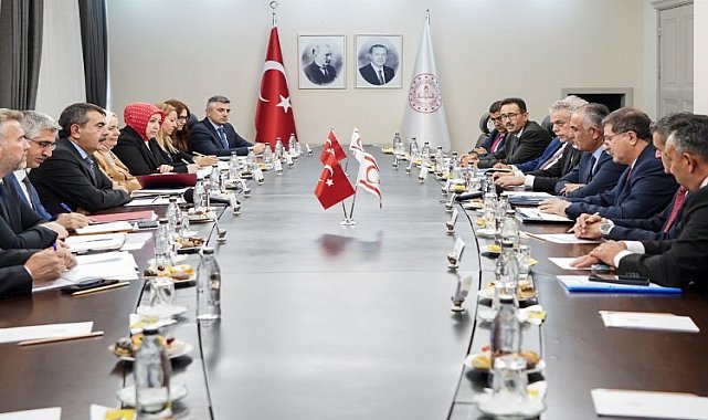 Bakan Tekin KKTC'li mevkidaşını ağırladı