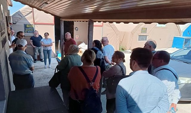 Bursa'da mantar yetiştiricileri kursiyerlerine teknik gezi