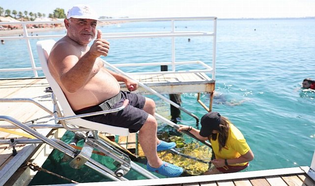 Engellilere plajda engel yok!