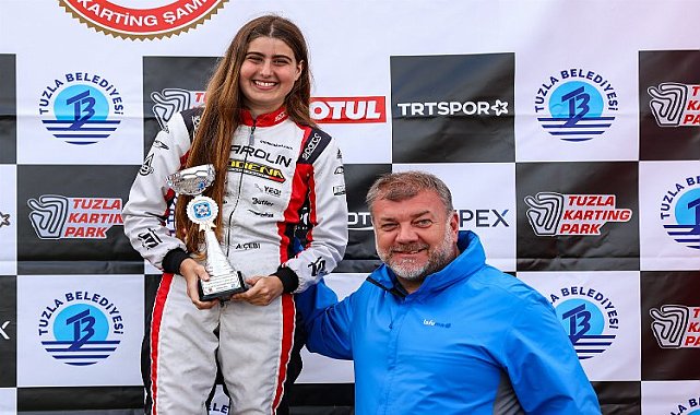 Genç kadın pilottan bir birincilik daha