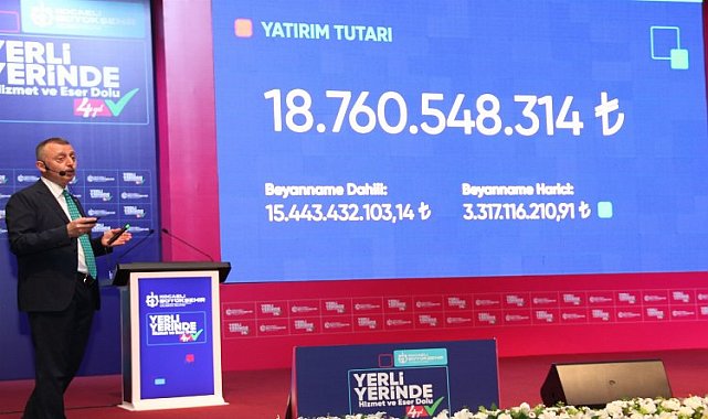 Kocaeli'de 4 yılda 18,7 milyar TL'lik eser