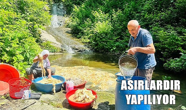 Koyun yünlerinden yatak yorgan yapıyorlar