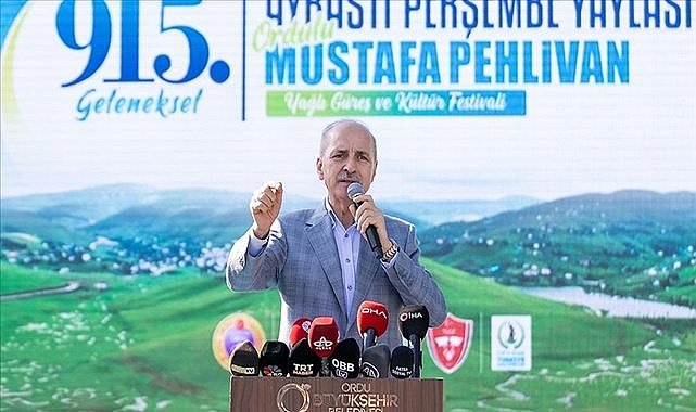 Kurtulmuş er meydanından seslendi