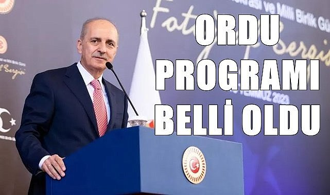 Kurtulmuş'un Ordu ve  Erzurum programı belli oldu