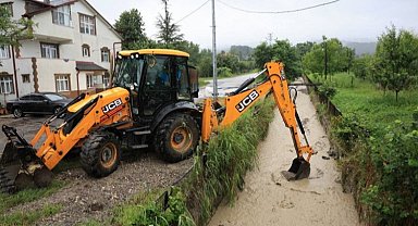 Kuvvetli yağışa Sakarya Büyükşehir’den anında müdahale