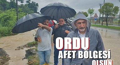 Ordu afet bölgesi ilan edilsin