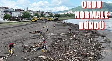 Ordu'da derelere sel kapan geliyor