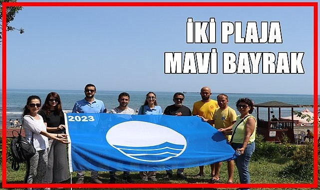 Ordu'da iki plaj Mavi Bayrak aldı