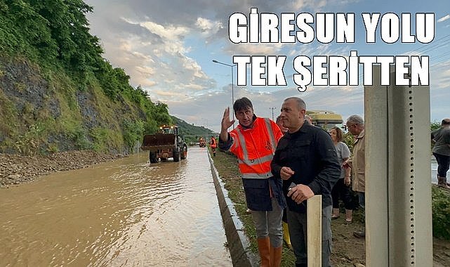 Ordu'da mahsur kalan iki kişi kurtarıldı