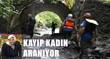 Ordu kayıp kadın için seferber oldu